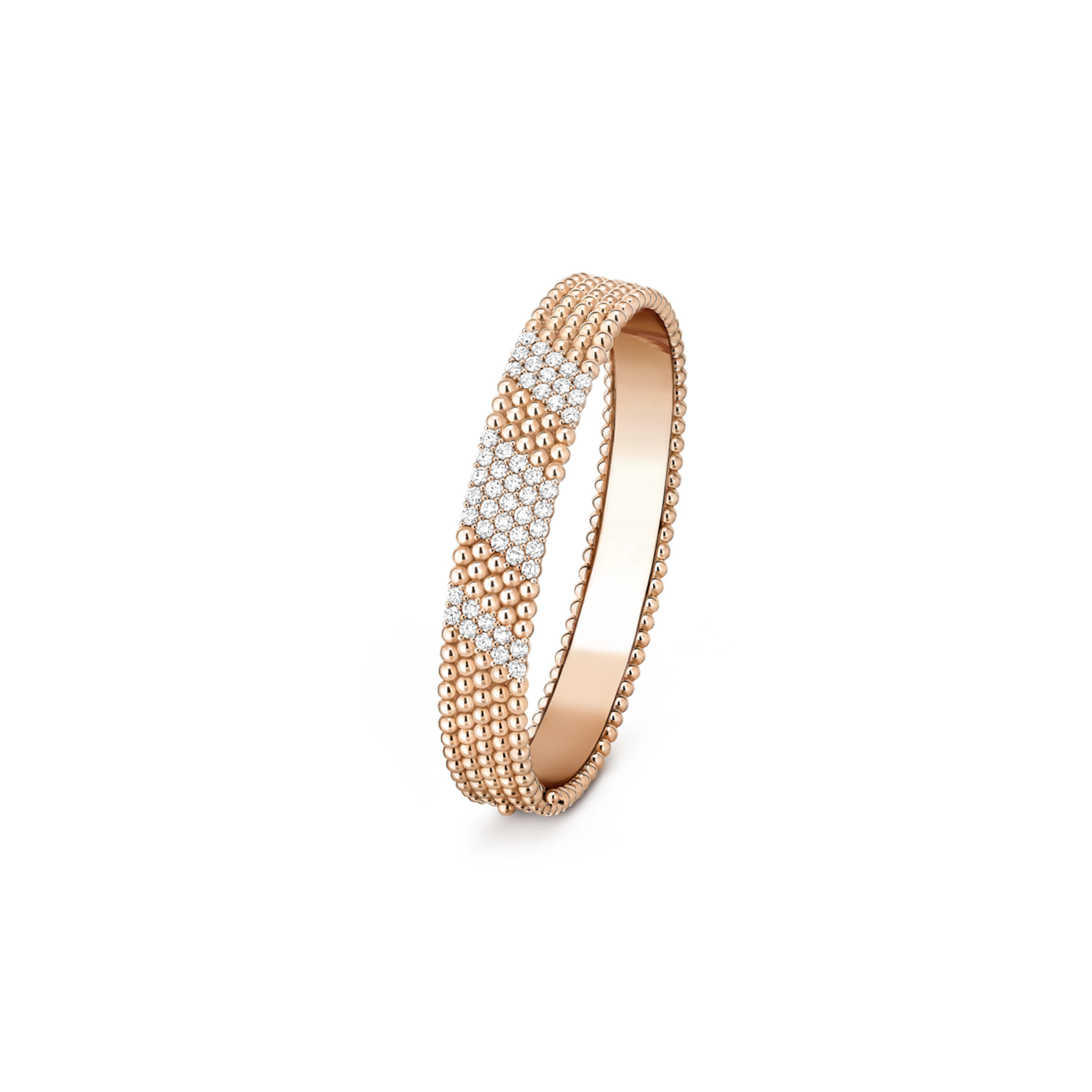 v*n cl**f arpels perlÉe D1am0nds bracelet 5 rows medium model vcarpfyf00